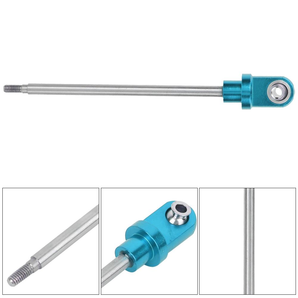 RC Steel Shock Shafts with Rod Ends Fit for TRAXXA 1Celsius5 X MAXX Truck(Blue )