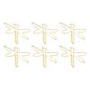 100Pcs Paper Clips Dragonfly Shaping Large Cute Jumbo Wide Paperclips Non Skid Metal Office Supplies