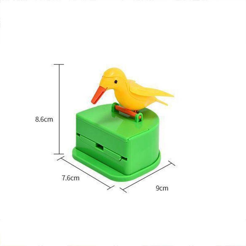 1Pc New Small Bird Toothpick Container Automatic Toothpick Dispenser Toothpick Holder Home Decoration Kitchen Accessories