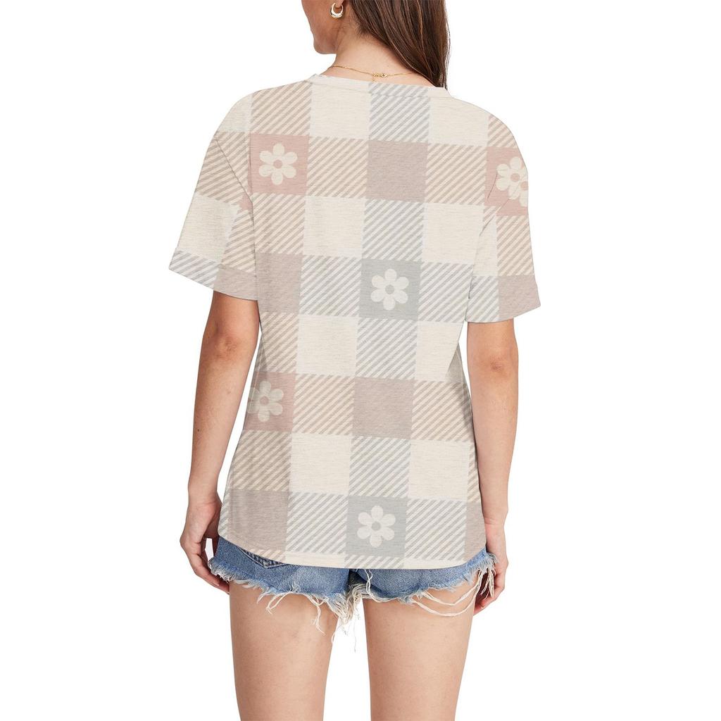 Женские футболки с V-образным вырезом и коротким рукавом, летние топы, повседневные базовые футболки, модные