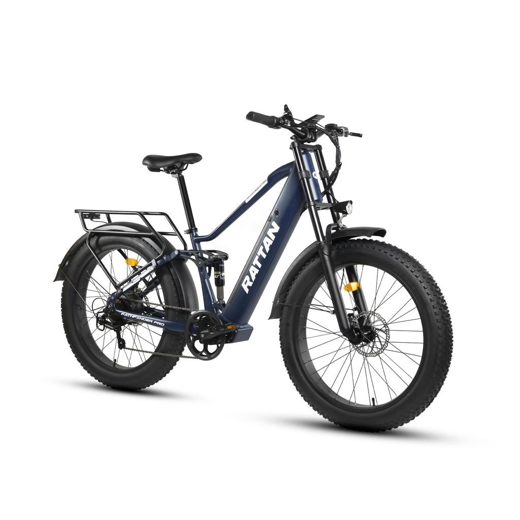 PATTAN Pathfinder Pro 26*4 Inch Off-Road Tires Electric Bicycle 750W Motor 48V18AH Battery Commuting 80-120KM RangeElectric Bike With Seat