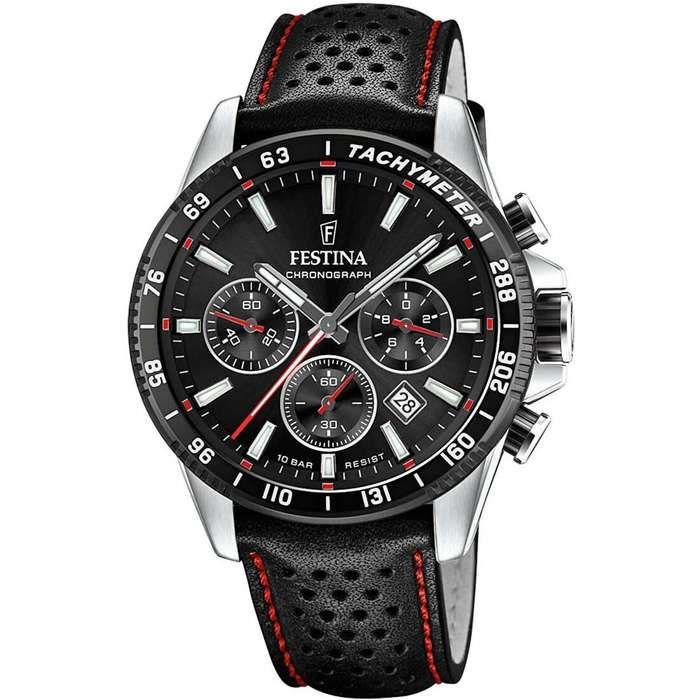Montre - Festina - F20561/4 - Cadran Noir - 45mm - Étanchéité 10ATM