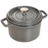 Staub Cocotte Круглый Серый Маленький Горшок Ручной Литой Эмали IH Совместимый Японский La Cocotte Круглый "Pico 14 см" [Авторизованный Продукт] 40509-475
