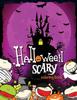 Книга Halloween Scary Coloring Book