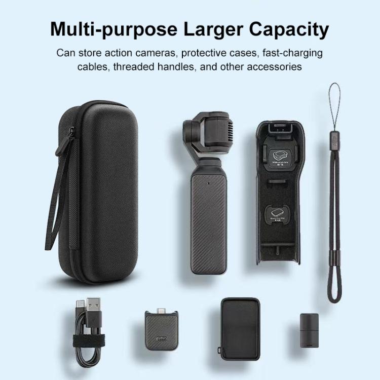 Для DJI Osmo Pocket 3 PULUZ Мини-сумка на тело Портативная сумка для хранения из Оксфордской ткани (черный)
