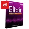 Струны для акустической гитары Elixir Nanoweb 80/20 Бронза, Light 11052 (.012-.053)