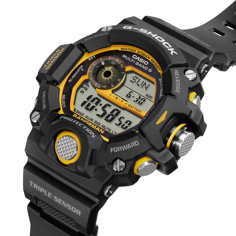 Casio Серия MASTER OF G-LAND G-SHOCK Серия Mecha Color Первое поколение Человек-Кошка Шесть Бюро Радиоволна Солнечный Водонепроницаемый и Ударопрочный GW-9400Y-1PR