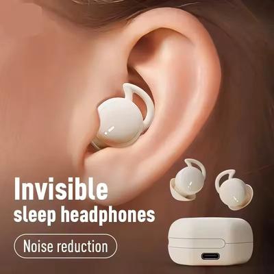 Bluetooth-наушники, Беспроводные наушники для сна, Невидимые наушники с шумоподавлением, Bluetooth-гарнитура для сна для узкого ушного канала