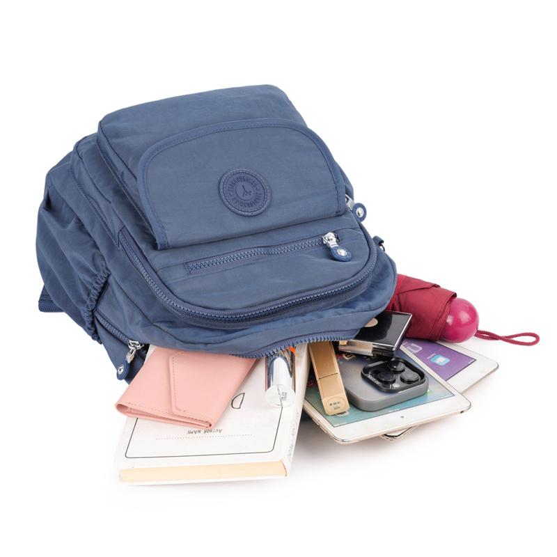 Однотонный рюкзак женский Оксфордский рюкзак школьный рюкзак для студента