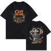 Heavy Metal Rock Ozzy Osbourne Shirts for Men Women Summer Short Sleeve T-shirt Ozzy Osbourne Hip Hop Vintage T Shirts Men