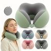 Memory Foam U-Shaped Travel Neck Pillow for Airplane Sleeping and Neck Support