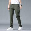Мужские повседневные брюки из ледяного шелка - Узкие, эластичные, новый стиль, модные, летние, легкие, быстросохнущие брюки для мужчин, спортивные брюки