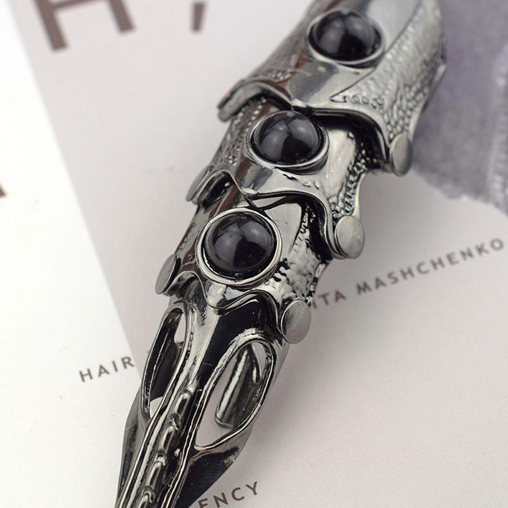 Skull Finger Long Rings Punk Ring Dragon Knuckle Ring Korean Style Jewelry Men Jewelry Accessories