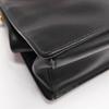 [Pre-Owned] Light Frame Black Leather Shoulder Bag - Good #17UB8P5