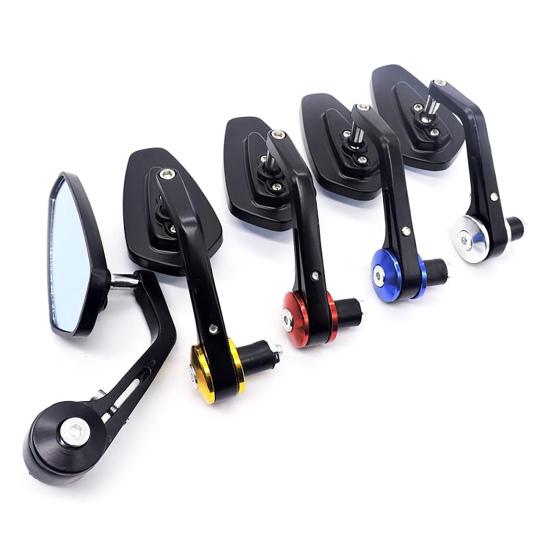 Высококачественные зеркала для мотоциклов, модифицированные, разноцветные, предотвращающие столкновение