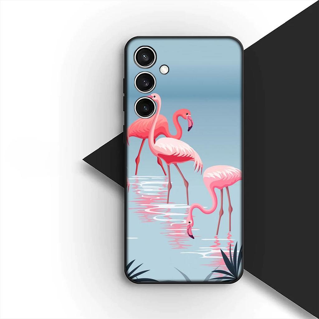 Casing for Samsung Galaxy A35 A36 A55 A26 A05 A06 A14 A50 A51 A53 A54 A12 A13 A23 Phone Cover Protective Case Flamingo