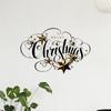 Christmas Wall Sticker Xmas Stars Decal Party Poster Festival Layout Decorative Wallpaper for