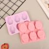 6 Holes Cartoon Small Fish Silicone Cake Mold Handmade Soap Mold Diy Chocolate Pudding Jelly Fondant Baking Cake Decorating Tool
