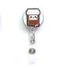 Medical Treatment Retractable Keychain Badge Reel Clip ID Card Badge Holder Doctor Nurse Clip