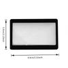 1pc Portable Card-Sized Magnifier, Pocket Magnifying Glass,Each Magnifier for Reading Has 3X Fresnel Lens