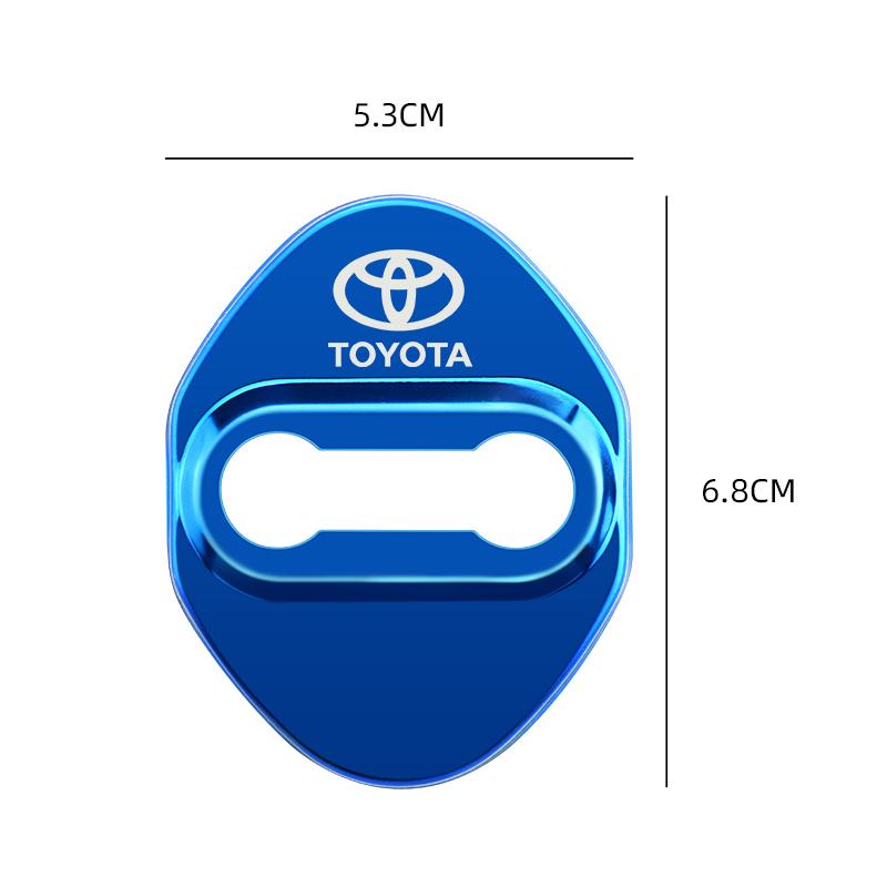 BBB1 4ШТ Чехол-заглушка замка двери автомобиля Для Toyota chr Corolla Camry rav4 Yaris hilux prius avensis auris Prado verso fortuner Аксессуары
