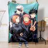 The Jujutsu Kaisen Patterned Blanket Is Perfect for Bedding or Any Other Occasion, Making It A Perfect Gift Choice.
