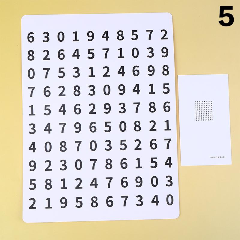 Таблица остроты зрения Рефракционная способность Шрифт Обучение Расстояние До и Близь Карточка Эксплуатационный тест Размер и Форма Глаз Алфавитная таблица