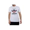 adidas Оригинальная футболка с трилистником, повседневная спортивная футболка с коротким рукавом, мужские топы, белые CD6827