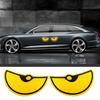 Светоотражающая наклейка для глаз Светоотражатель безопасности Наклейки на автомобиль Глаз Безопасность ночью Вождение Светоотражающая Милая Предупреждающая наклейка для бамперов Окна