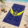 Пляжное полотенце из микрофибры Club America, быстросохнущее, не оставляющее песка, легкое, для путешествий, плавания, кемпинга