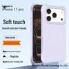 iPhone 17 Pro Max Чехол-волна из жидкого силикона с магнитом - Однотонный, Защита от падений