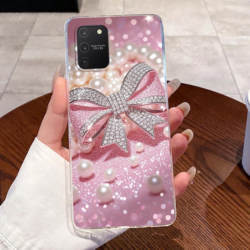 Casing For Samsung S10 Lite Case G770F Aesthetic Cute Cat Fashion Transparent Back Cover For Samsung Galaxy S10 Lite Phone Case
