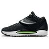 KD 14 EP Black Lime Glow Unisex Sneakers White Grey-Fog CZ0170-005