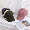 Бейсболка Новая Однотонная Ретро Бейсболка Повседневная Дышащая Солнцезащитная Шляпа Женская Летняя Уличная Шляпа