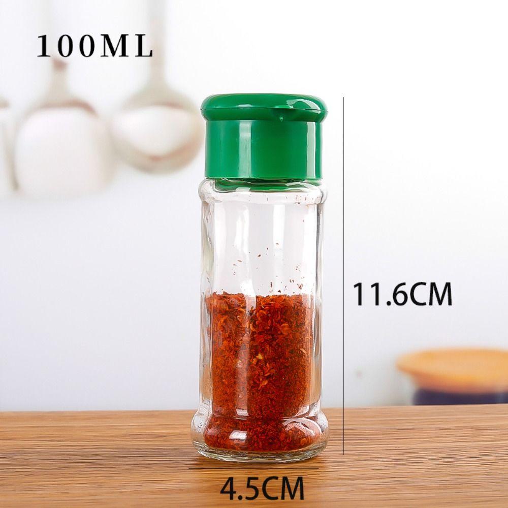 Прозрачная бутылка для шейкера для приправ, стеклянная бутылка, баночка для приправ, банка для хранения специй, кухня