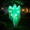 Halloween Party Setting Supplies Hanging Light Up Ghost Decoration, Large Spooky Flying for Scary Yard Decor Front Patio Lawn Garden Indoor