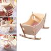 Mini 1: 12 Photographic Scene Simulated Toys Cradle Cot Bedroom Dollhouse Miniature Dolls House