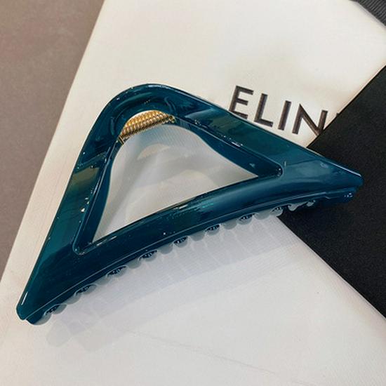 Элегантная большая треугольная заколка для волос - шикарный корейский аксессуар для волос