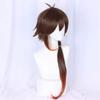 HAIRJOY Синтетический парик Косплей парик по Genshin Impact Чжун Ли Омбре Коричневый Длинный Прямой Загнутый вверх Косплей парик Чжун Ли Розовая сетка