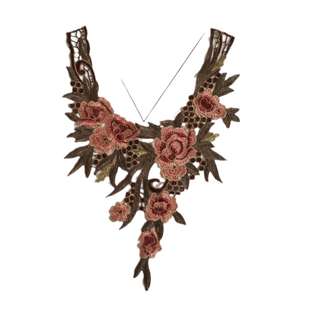 Fashion Exquisite Hollow Water-Soluble Embroidery Lace Collar Diy Decorative Dress Dress Neckline Accessories