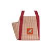 Hermes 88 Animal Weave Embroidery Cotton Baby Bag Women Handbags Orange H104023MV02