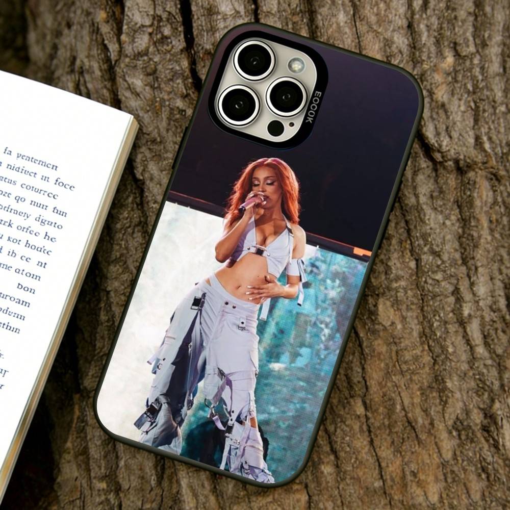 Чехол для телефона певицы Doja Cat для iPhone 17,16,15,14,13,12,11 Plus,Pro Max,XS, Цветной Серебристый Черный Чехол