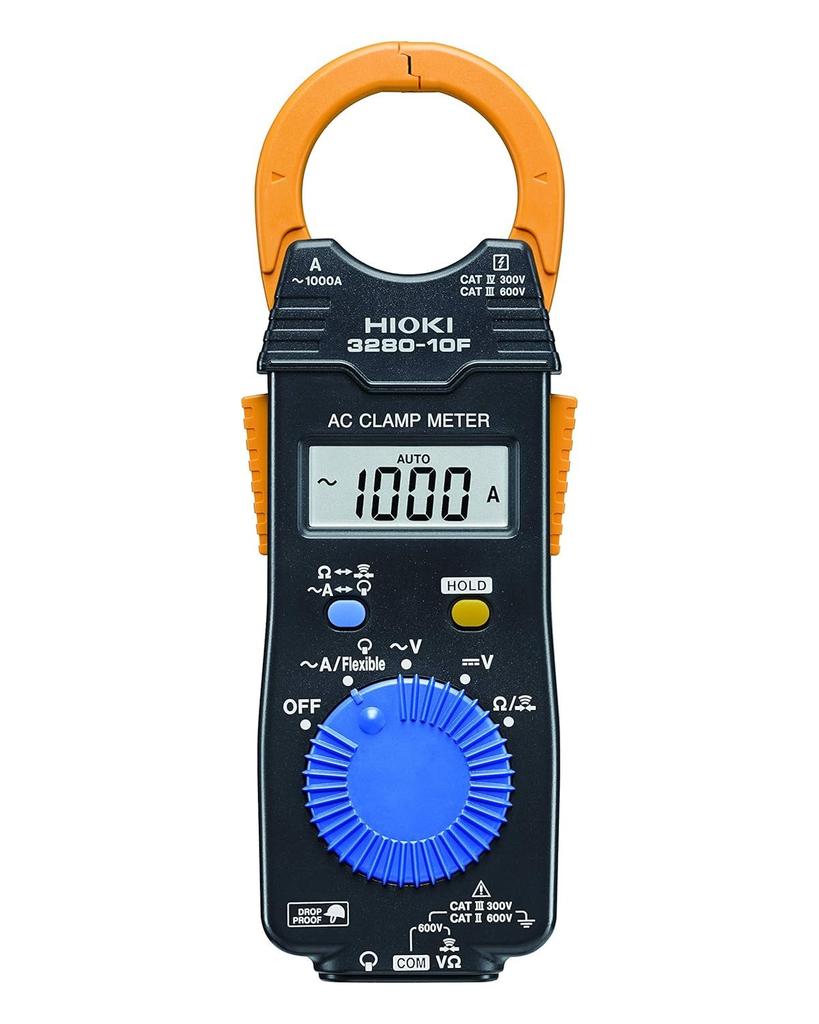 HIOKI AC Clamp Meter Тестер среднего значения тока DMM Сделано в Японии Тестовый футляр для переноски в комплекте 3280-10F [AC 1000A] Провода, [Продукт]