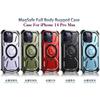 Для iPhone 16 15 14 Plus 13 12 11 Pro Max XR 7 8 Бронированный Прочный Для MagSafe Магнитный Чехол-накладка для телефона с кольцом-держателем и подставкой