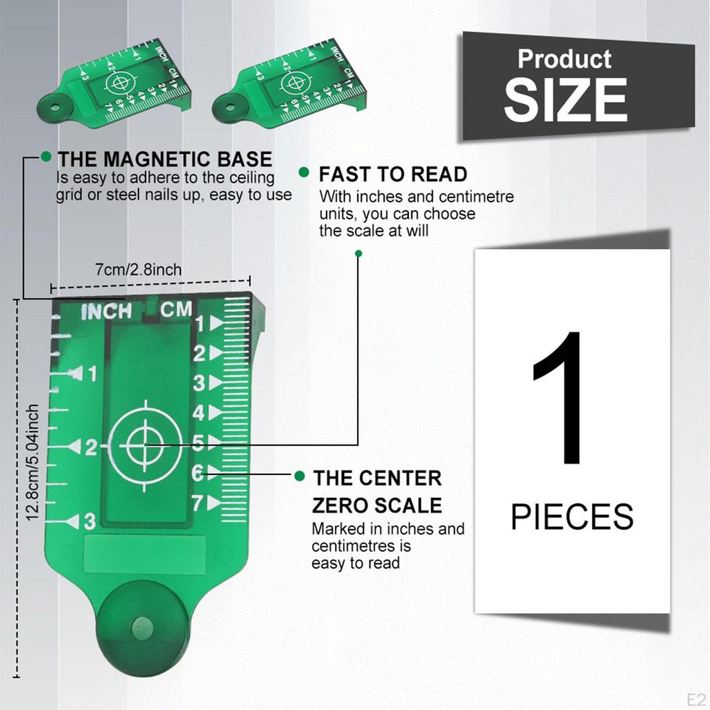 Lasers Level Target Board Plate, Durability, Easy to Use Lightweight Enhancing