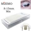 New White Color 8-15 Length Mixed With Natural Softness Extended Professional Grafting False Eyelashes Makeup C/D