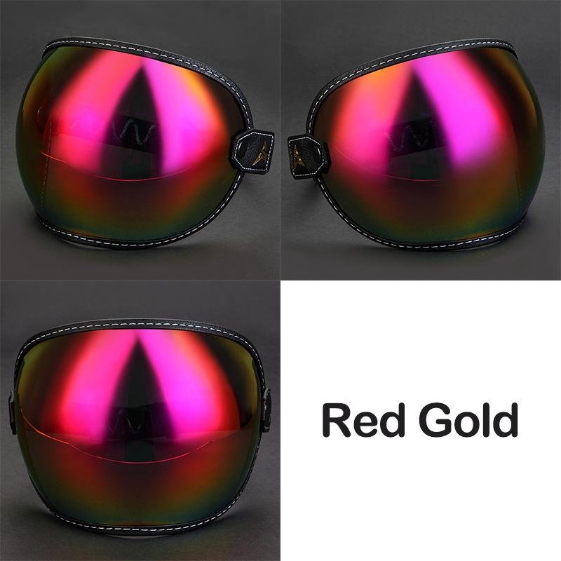 Универсальный мотоциклетный винтажный шлем Bubble Shield Visor солнцезащитные очки защитные очки аксессуары подходят всем винтажный ретро открытый полулицевой
