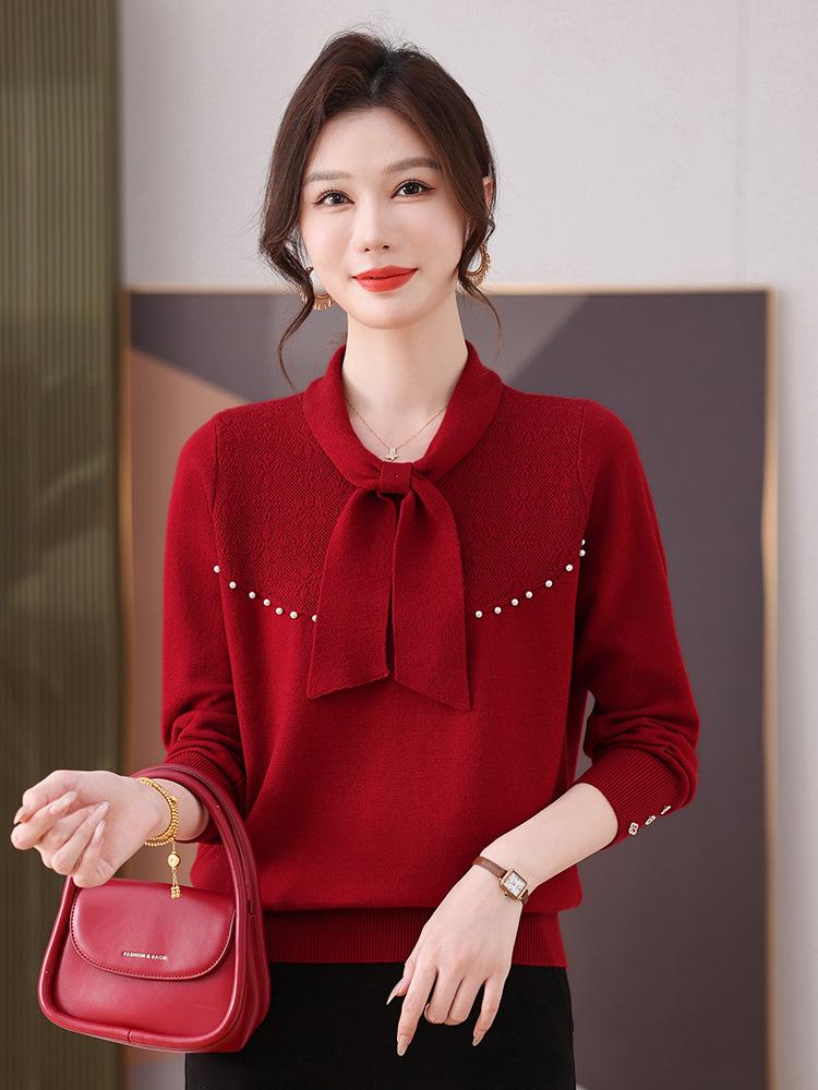 Женский шерстяной кардиган Осень 2025 - Простой, универсальный дизайн