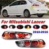 Автоаксессуары Для Mitsubishi Lancer Седан 2010-2015 Задний фонарь Указатель поворота Предупреждающий стоп-сигнал Корпус заднего фонаря Без лампочек