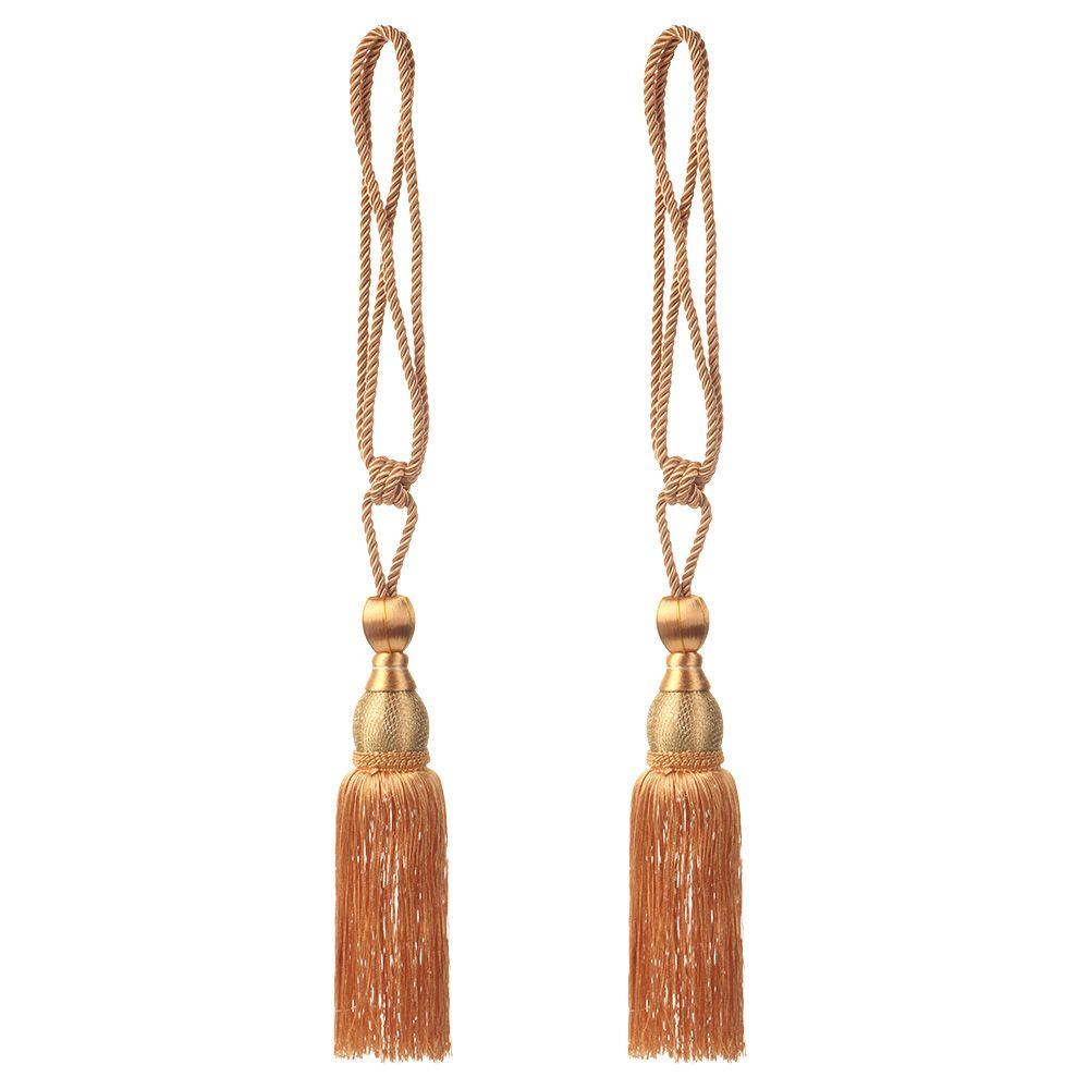 1 пара прочных больших современных держателей для ремней, плетеных подхватов для штор с кисточками, веревки для штор